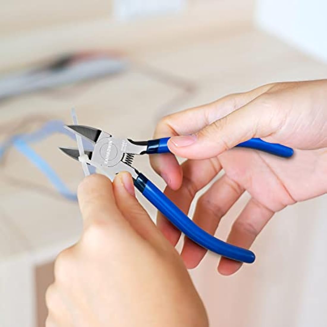 Jolof Store 6-Inch Flush Wire Cutters – 10 Pack High-Carbon Steel Snips