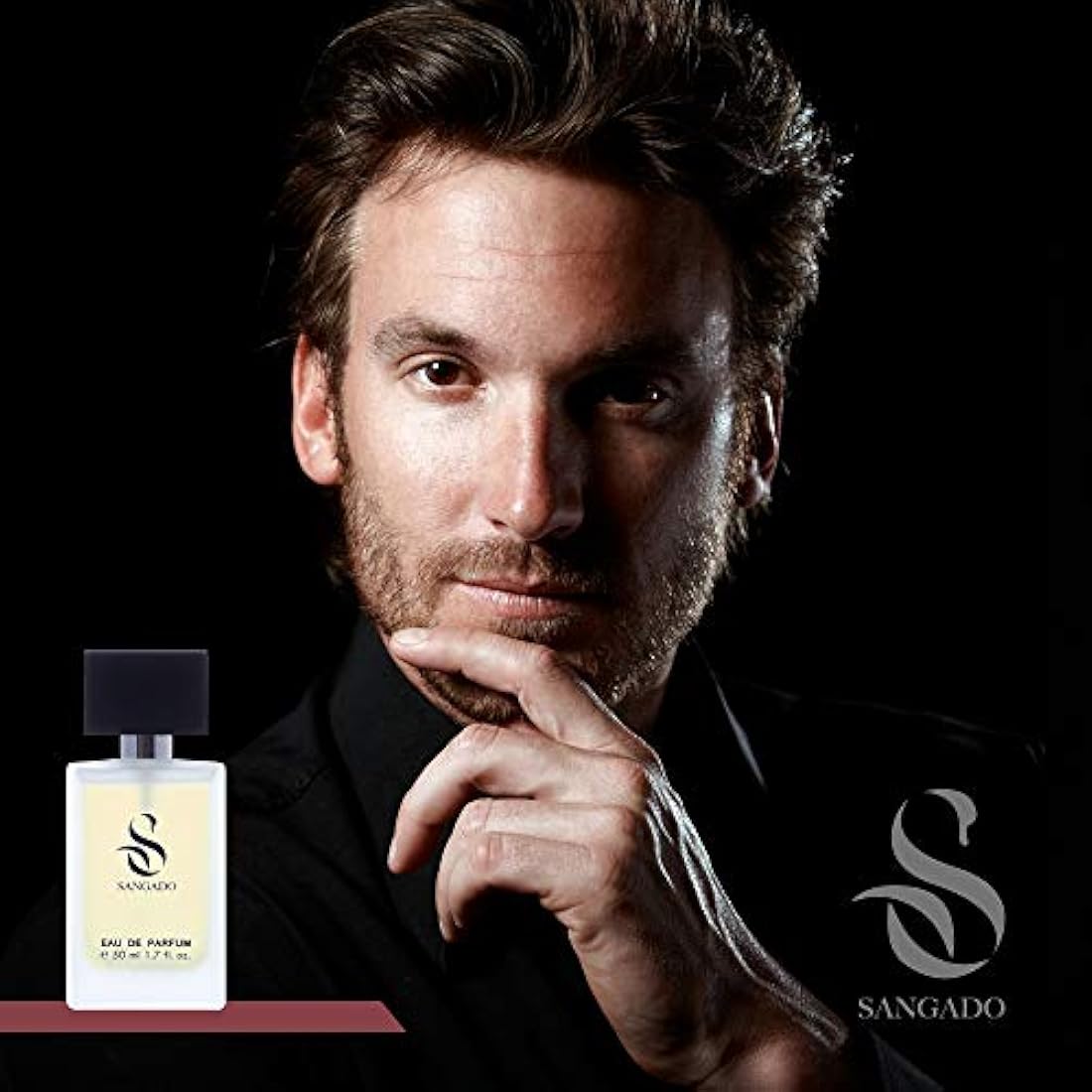 SANGADO Amour Men's Eau de Parfum | Oriental Woody Fragrance, 50ml