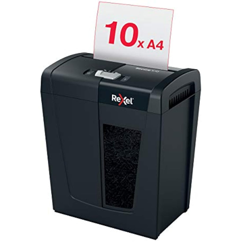 Rexel Secure X10 Cross Cut Paper Shredder | P4 Security | 18L Bin