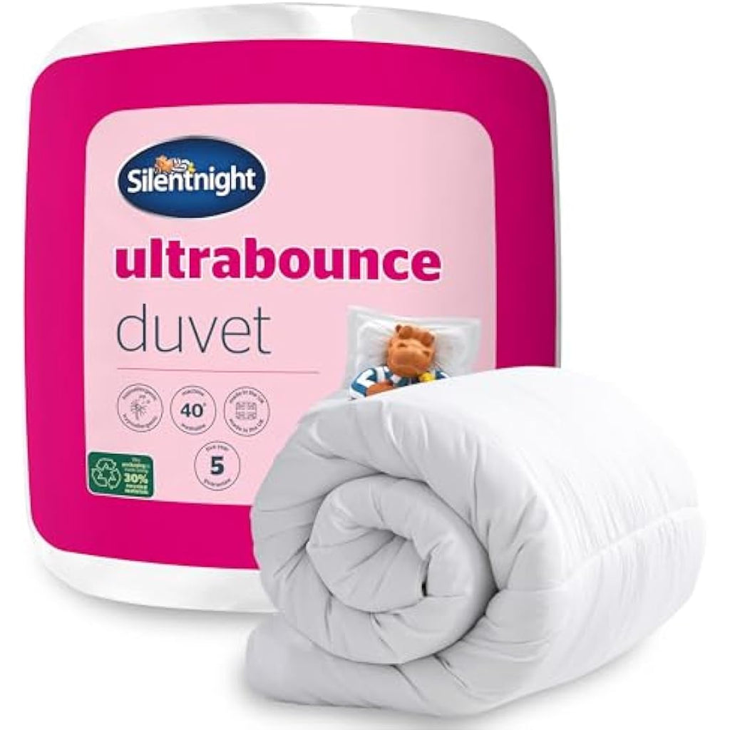 Silentnight Ultrabounce 10.5 Tog Single Duvet – Hypoallergenic White