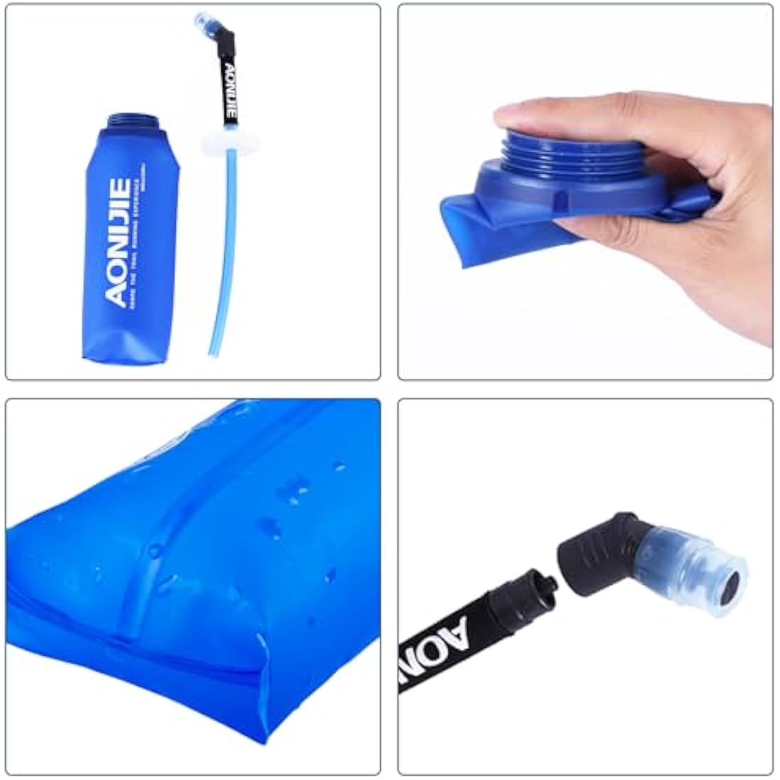 TRIWONDER Soft Flask – BPA-Free TPU Foldable Running Water Bottle