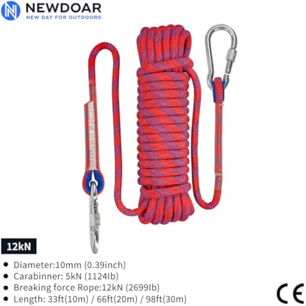NewDoar 10mm Marine Floating Rope – 12KN Static Accessory Cord for Boating