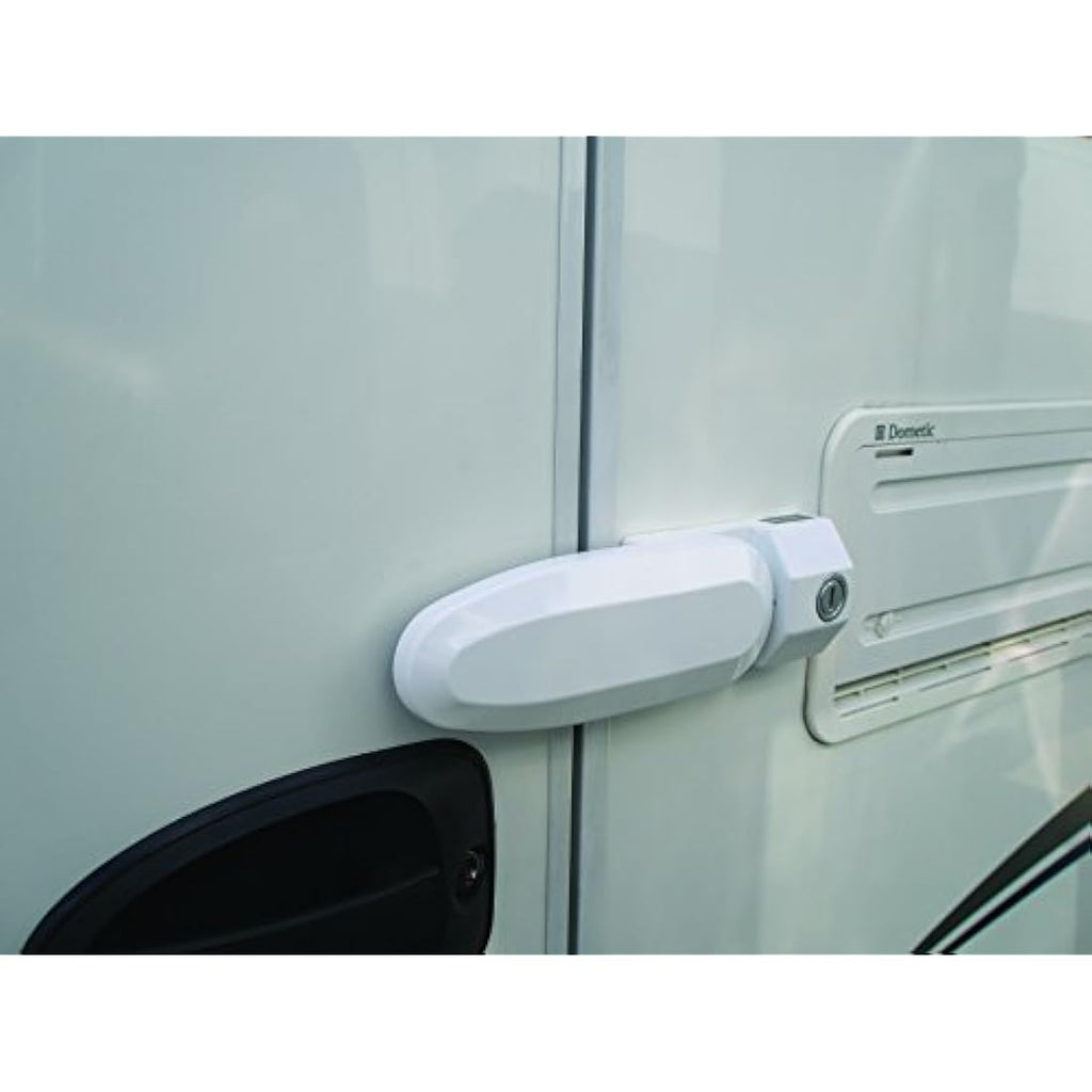 Milenco Caravan & Motorhome Door Frame Lock - Inside and Out Version 2