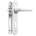 Bwintech White UPVC Door Handle Set | 92mm Backset & 210mm Plate