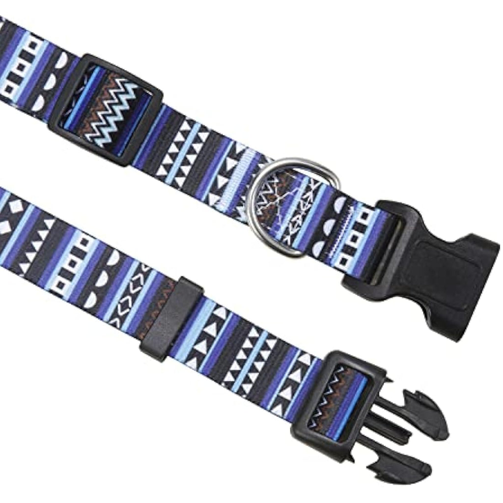 Bohemian Floral Dog Collar and Lead Set - Adjustable Large