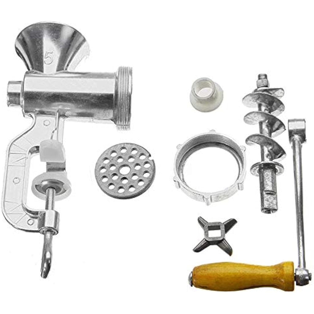Jolof Store Manual Meat Grinder – Aluminum Alloy Mincer & Sausage Stuffer