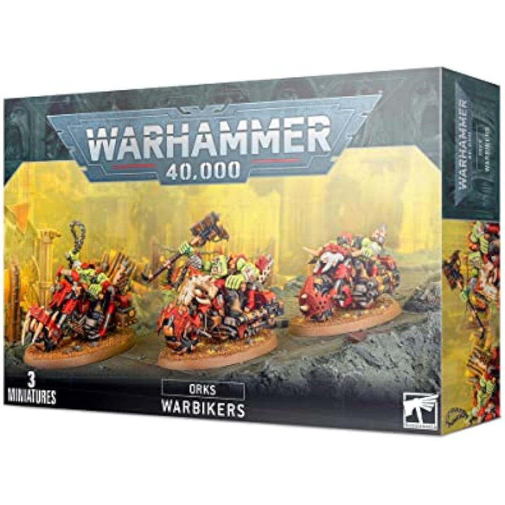 Warhammer 40k Games Workshop Ork Warbiker Mob Miniature Painting Set