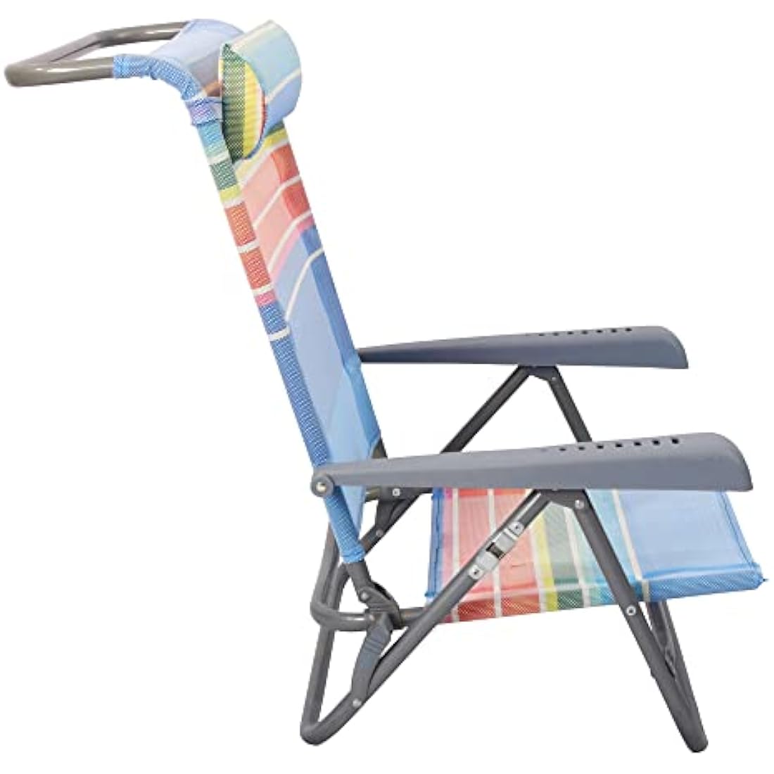 Beach Folding Chair – 7-Position Adjustable Lounger