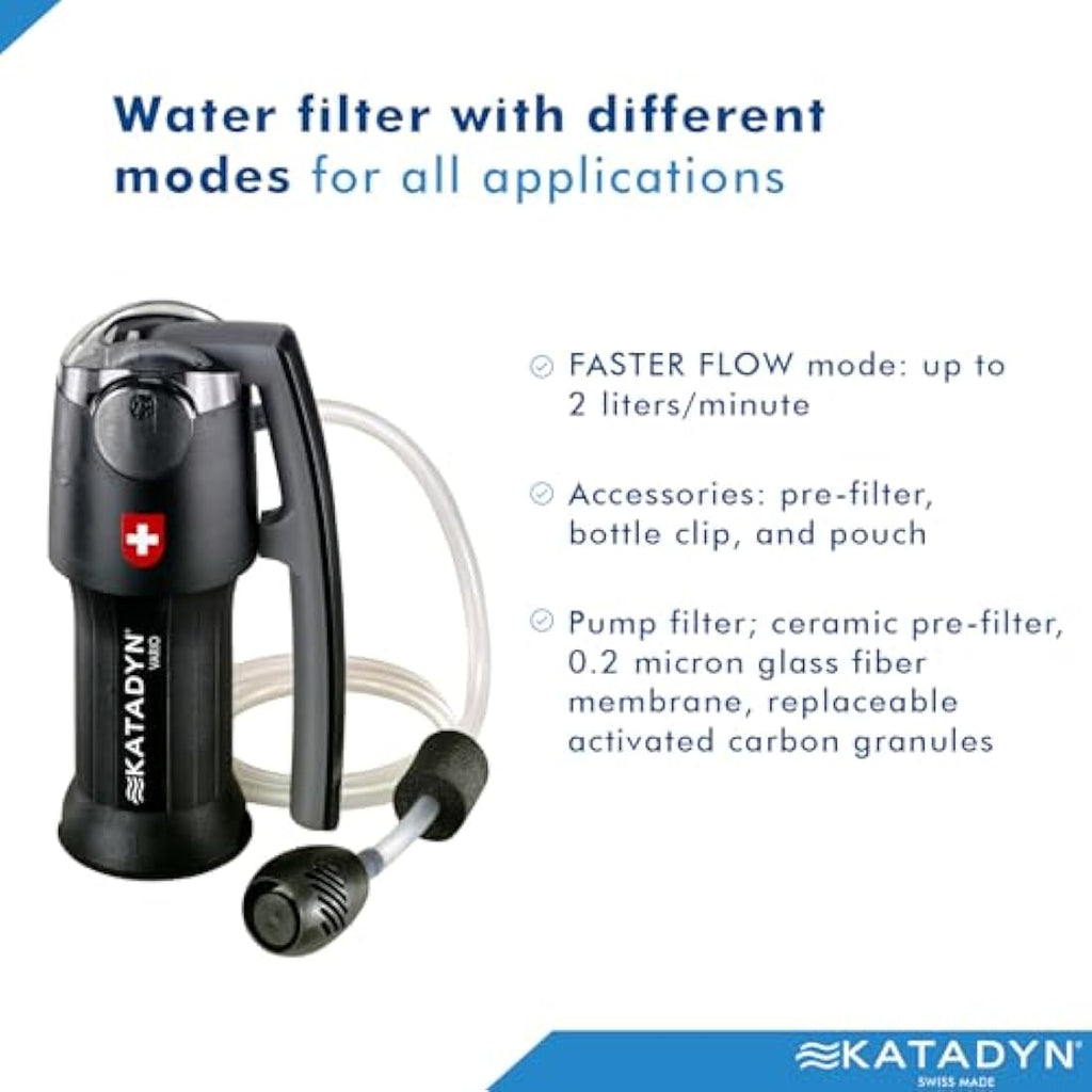 Katadyn Vario Micro Filter – Portable Water Purifier for Hiking