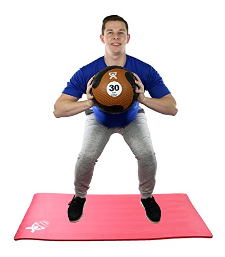 CanDo Medizinball aus Gummi – 13,6 kg Plyoball für Krafttraining
