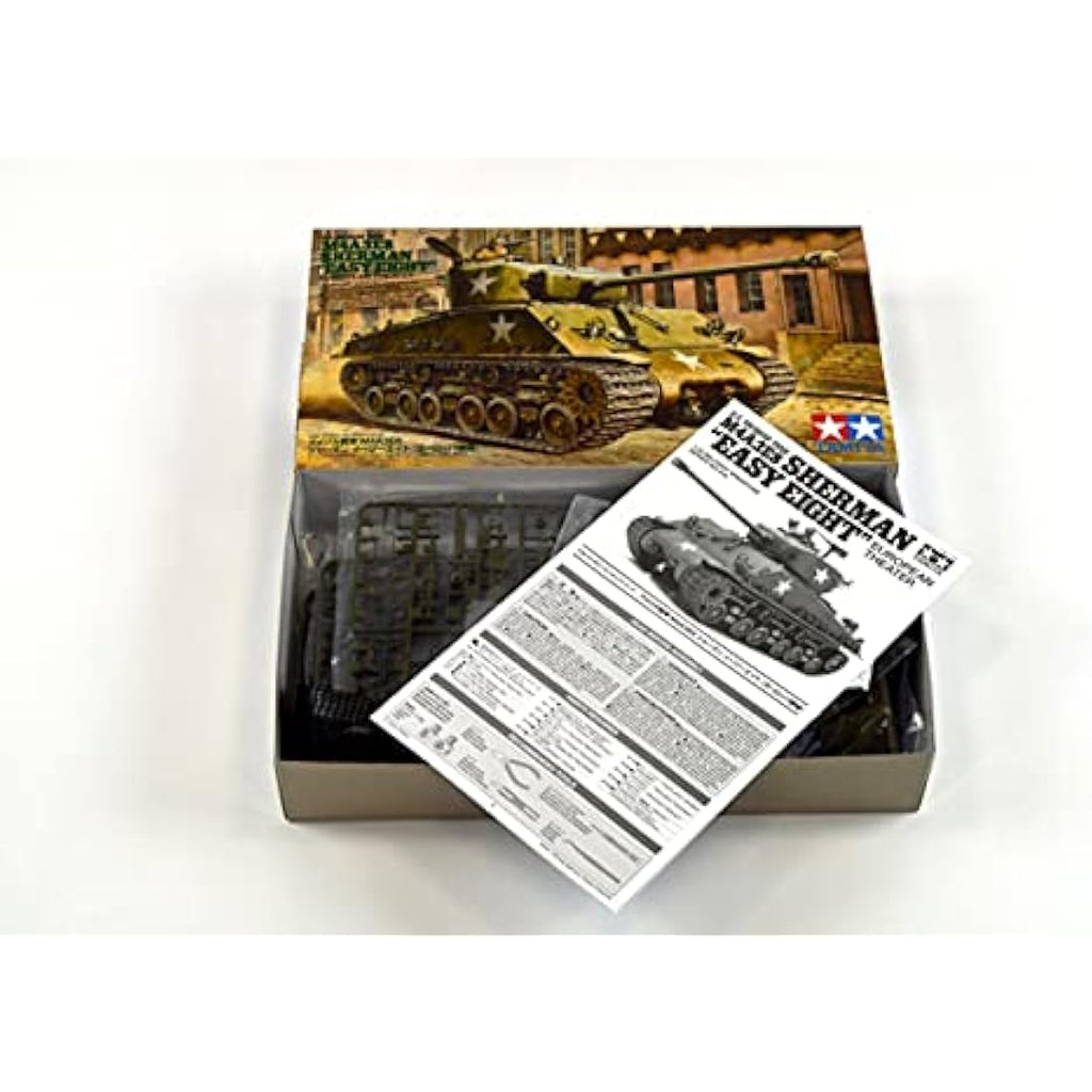 Tamiya US M4A3E8 Sherman Easy 8 Tank Model Kit – 1:35 Scale