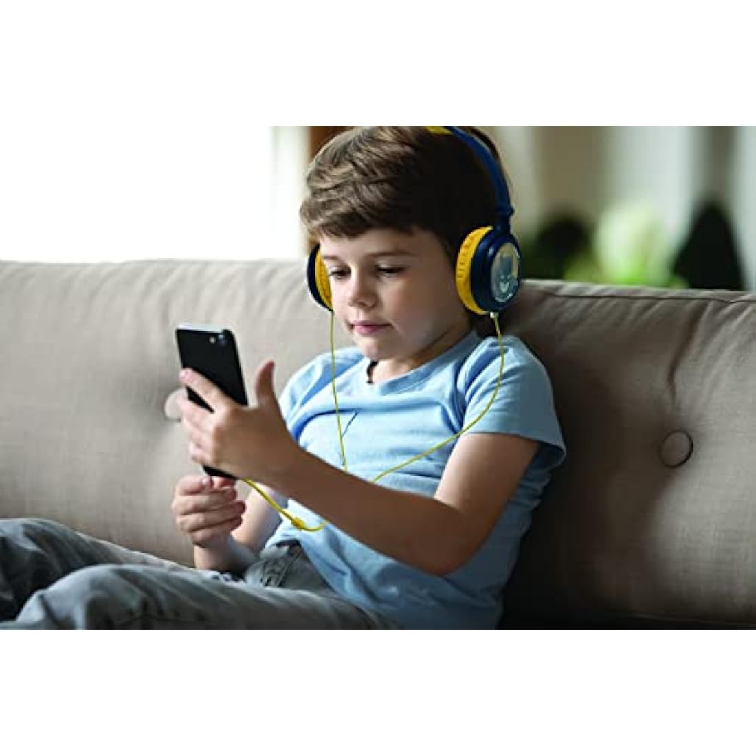 Lexibook Batman Kids Headphones – Foldable Volume Limited Headset