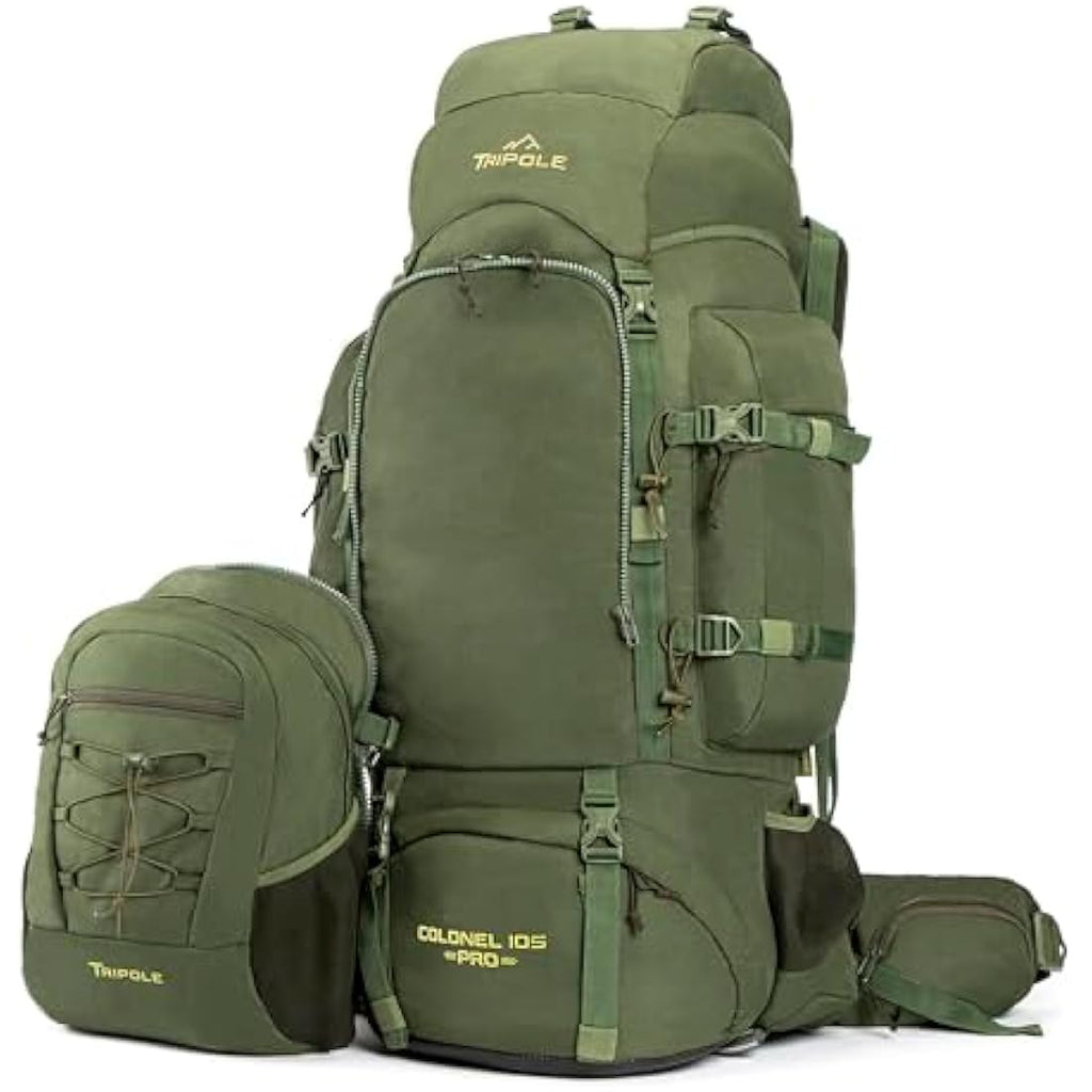 Tripole Colonel Pro 105L Metal Frame Rucksack with Detachable Bag