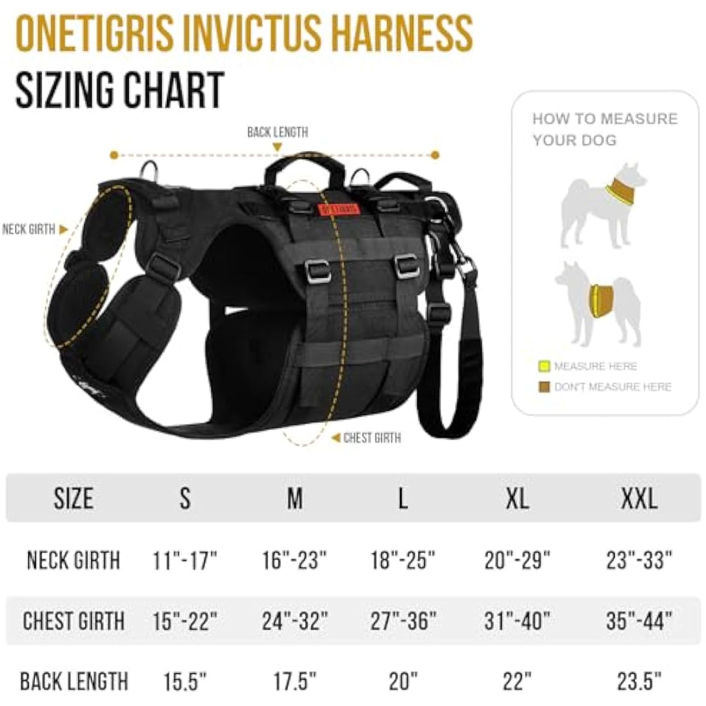 OneTigris Dog Lift Harness | Large Dog Support Sling & Mobility Vest