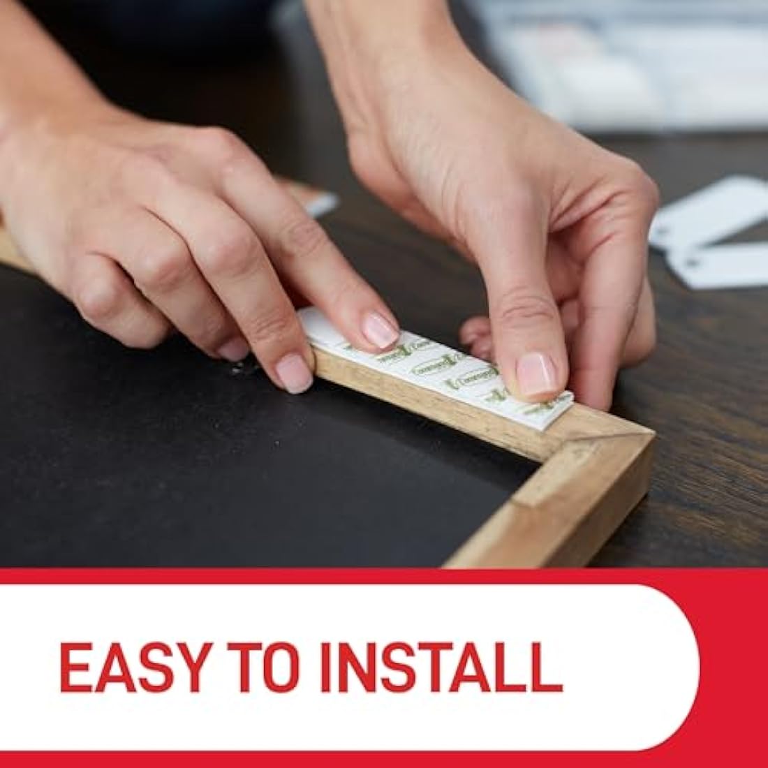 Command Medium Picture Hanging Strips | White Adhesive Strips, 8 Pairs