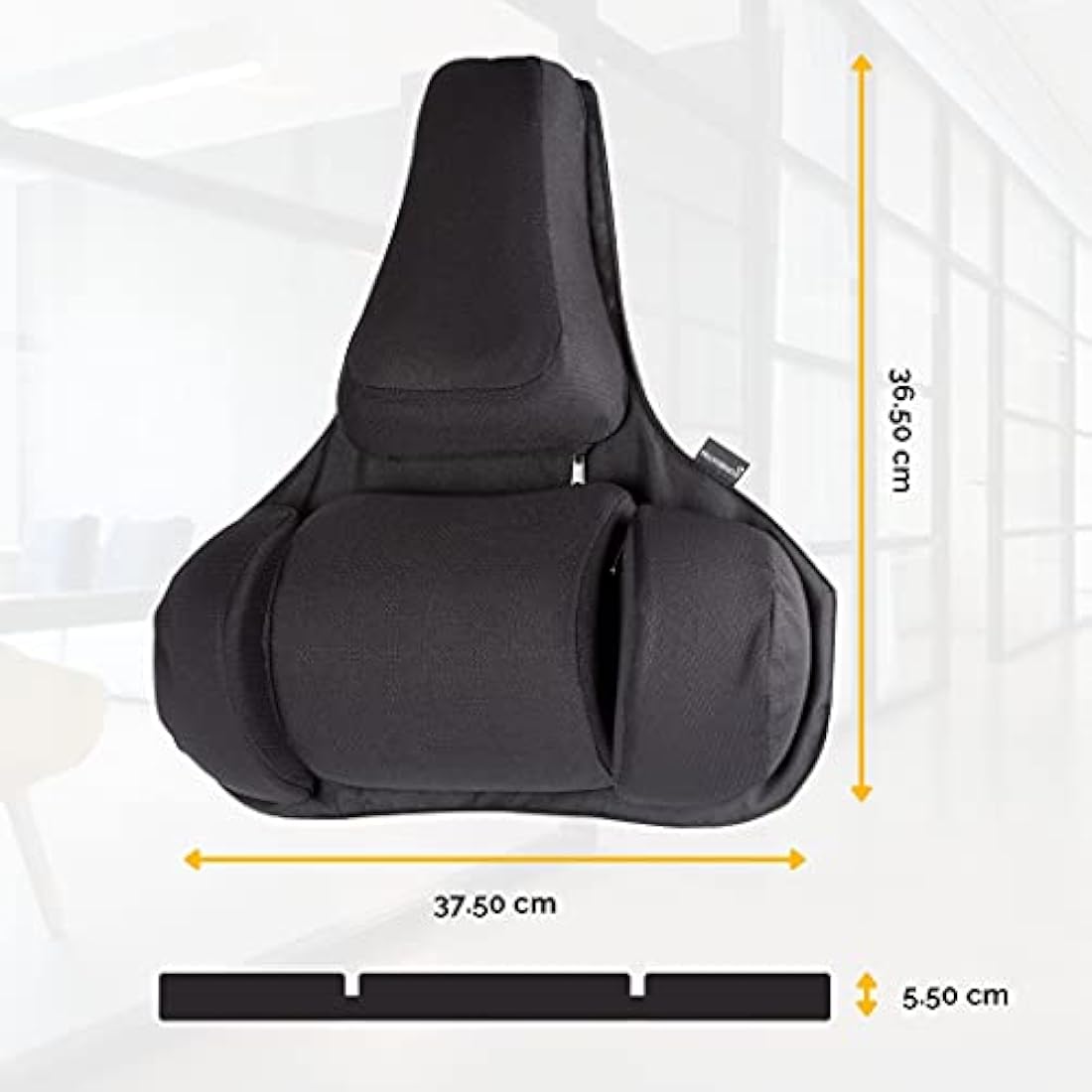 Fellowes Professional Ultimate Back Support – Memory Foam Lumbar