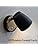 Modern Black Wall Light – Rotatable Wood & Metal Sconce