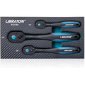 Libraton 3-Piece Ratchet Set | 72-Tooth CR-V Drive Socket Wrenches