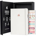 Clever Fox Goal Planner – Undated 90-Day Productivity Journal, Pearl White