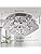 CXGLEAMING 13" Modern LED Crystal Chandelier – 3-Color Flush Mount Light