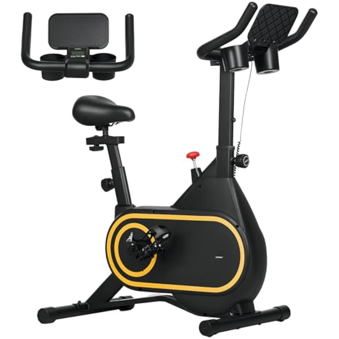 SPORTNOW Magnetic Exercise Bike – Silent Indoor Cycling Stationary Bike