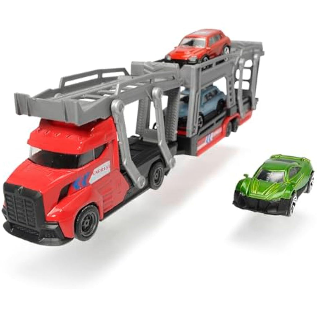 Majorette Car Carrier Toy Transporter with 3 Die-Cast Cars | 28cm