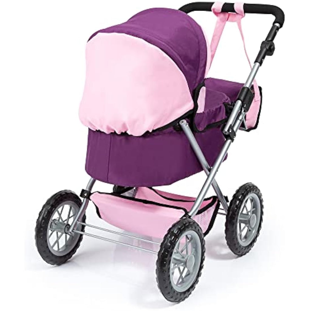 Bayer Design Trendy Dolls Pram – Foldable Toy Stroller with Bag