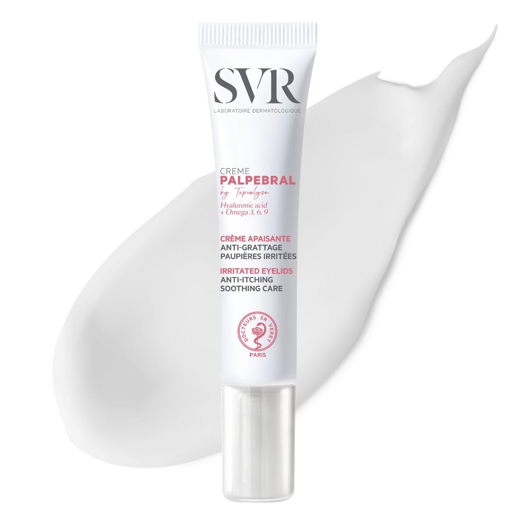SVR PALPEBRAL Eyelid Cream – Soothing Eczema & Blepharitis Relief, 15ml