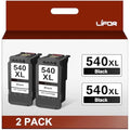 LIFOR PG-540XL Black Ink Cartridges for Canon Pixma MG3650 TS5150 | 2-Pack