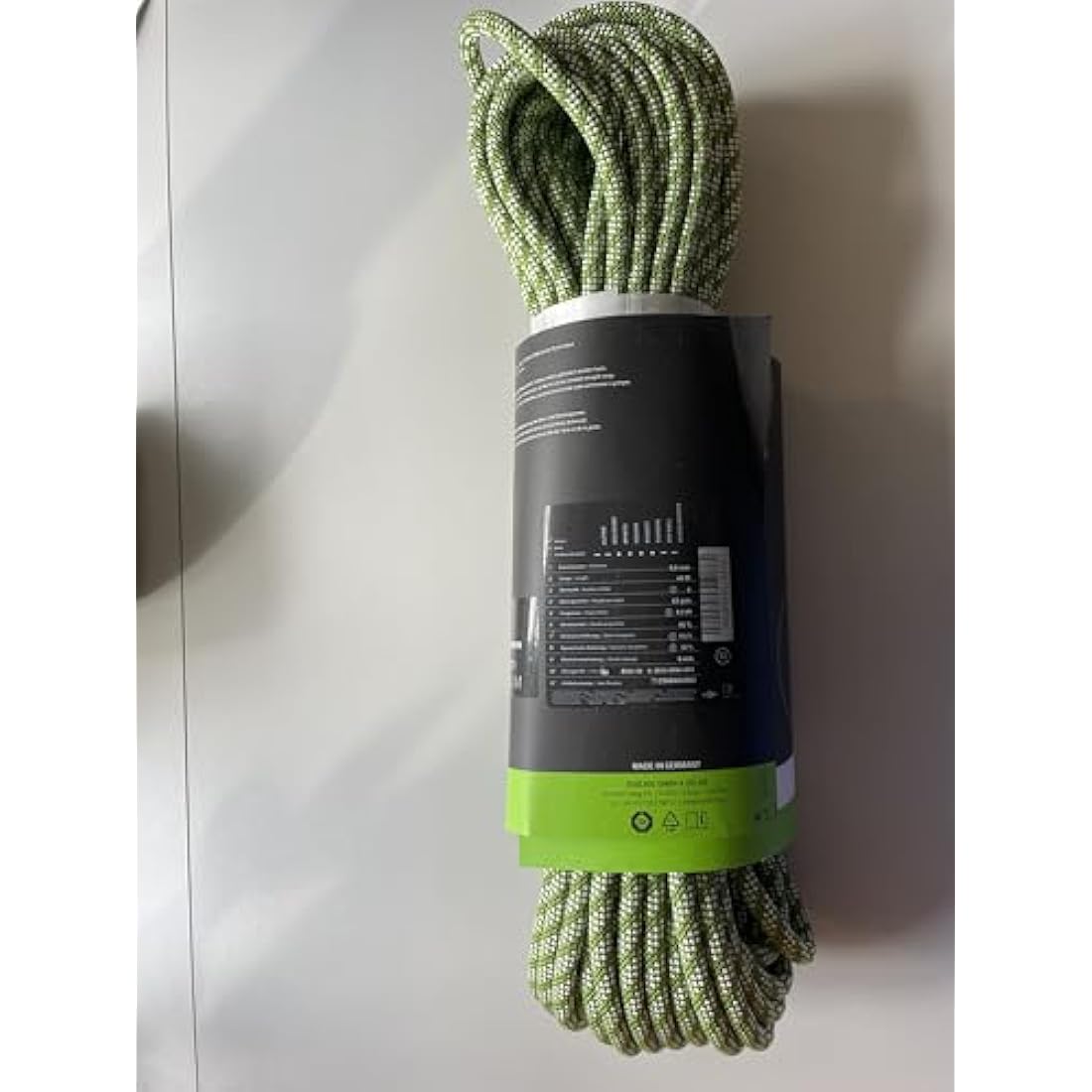 Edelrid On Sight 9.8mm Dynamic Single Climbing Rope – Green, 40m
