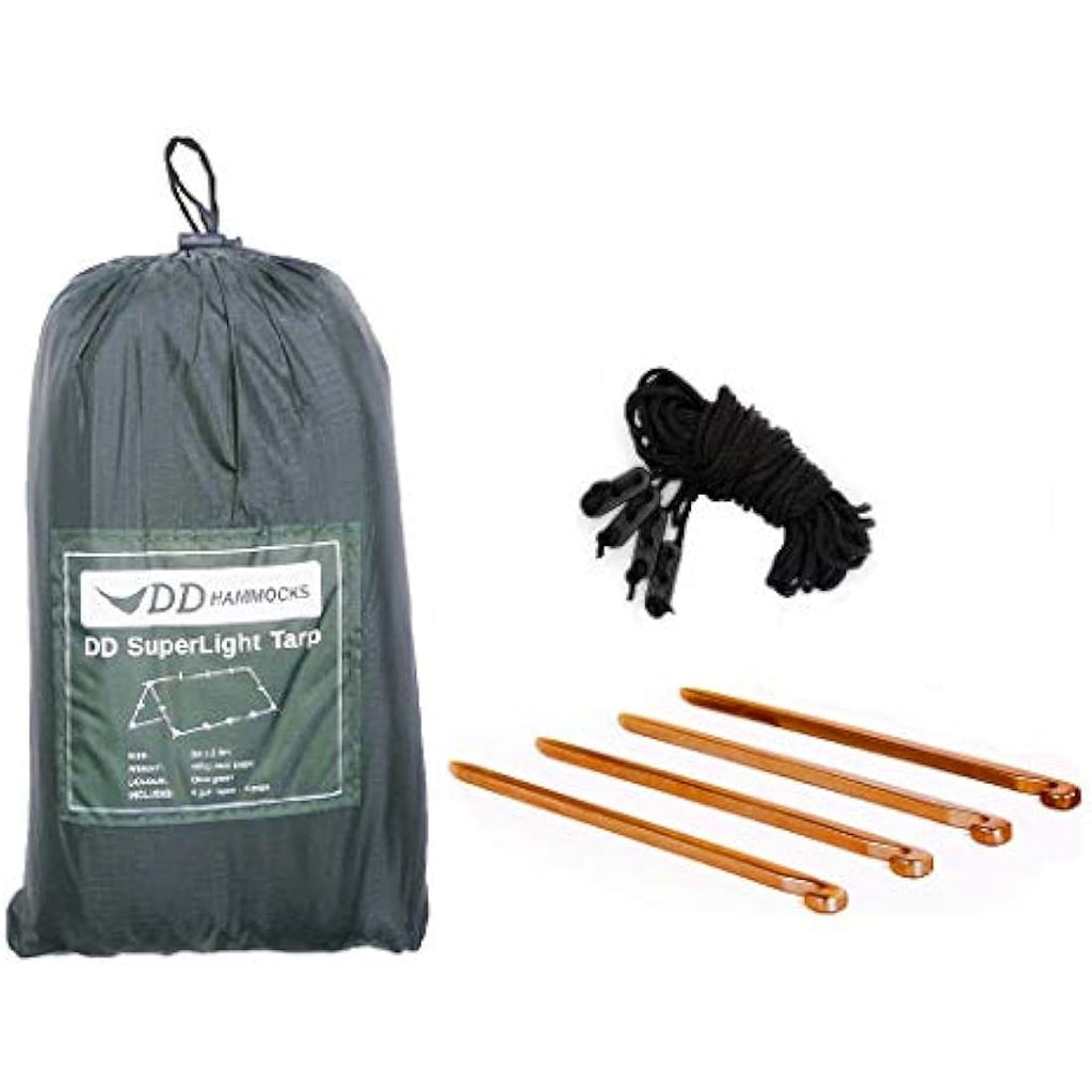 DD Hammocks SuperLight Tarp – Waterproof Ripstop Nylon Shelter