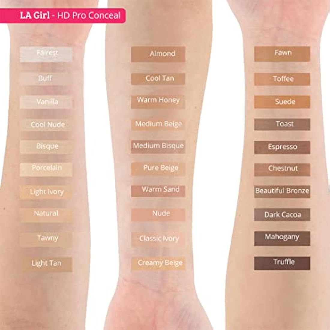 L.A. Girl Pro Conceal HD Concealer – Medium Bisque Full Coverage 8g