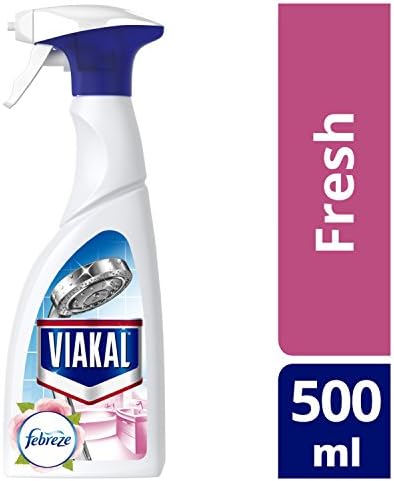Viakal Limescale Remover Spray – Fresh Spring Rose Scent – 10 x 500ml