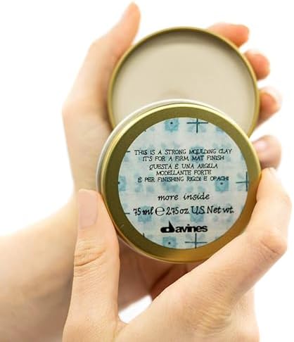 Davines More Inside Strong Moulding Clay – Matte Finish Hair Wax 75ml