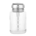 Glass Nail Polish Remover Pump Dispenser - Refillable Bottle