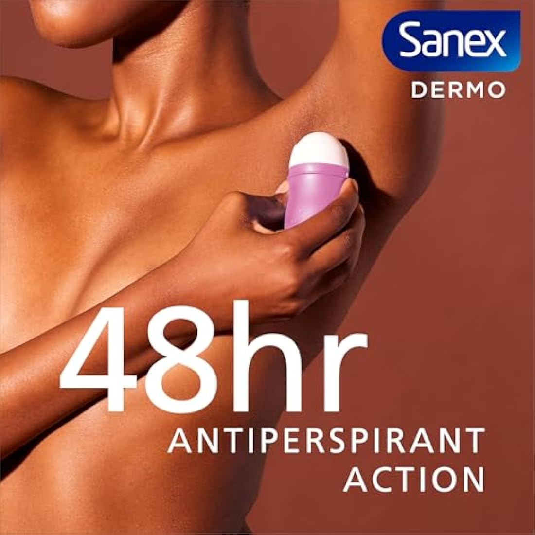 Sanex Dermo Invisible Roll-On Antiperspirant - 48H Protection - 6x50ml