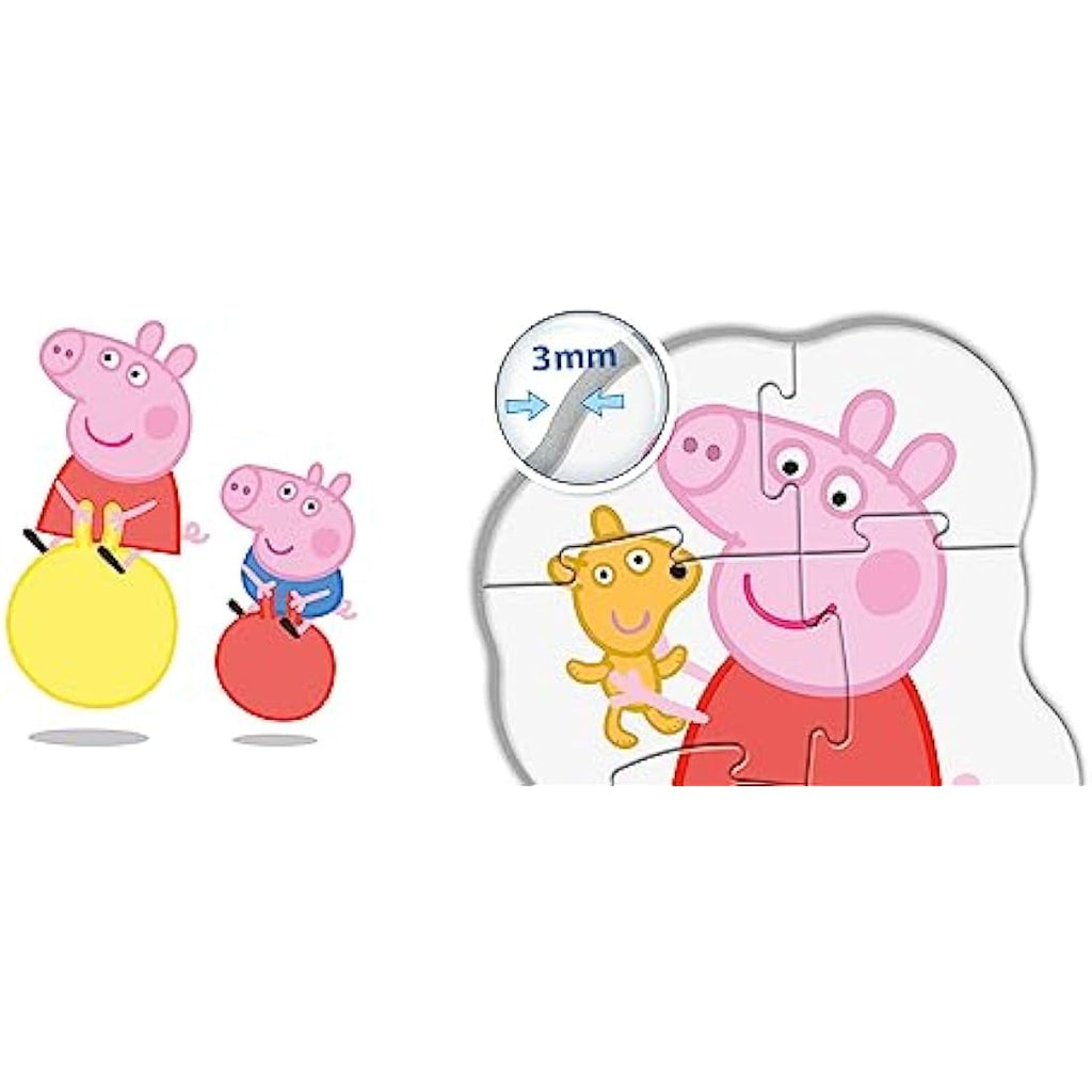 Clementoni Peppa Pig My First Jigsaw Puzzles for Toddlers - 4 Pack