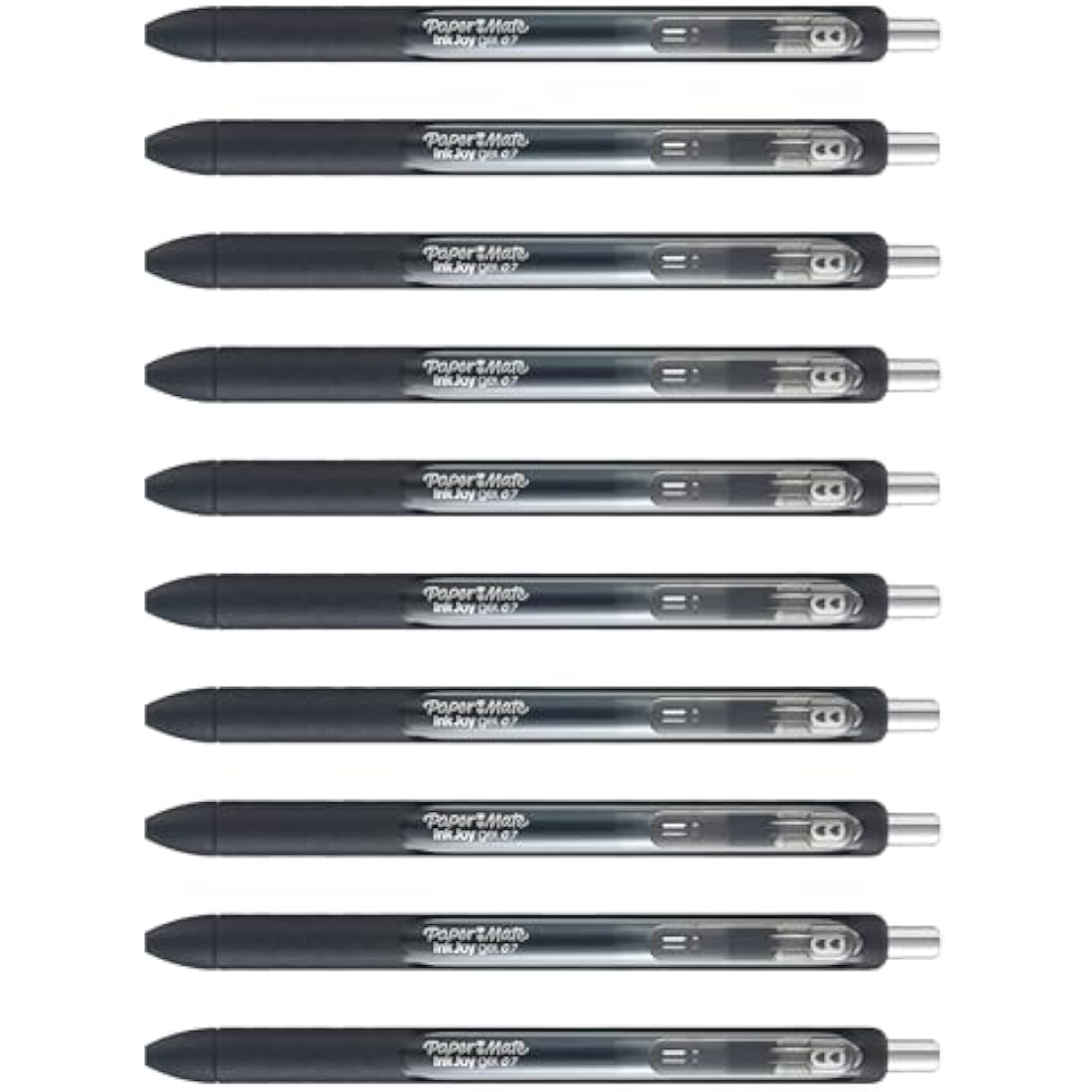 Paper Mate InkJoy Gel Pens | Medium Point 0.7mm | Black Ink | 12 Count