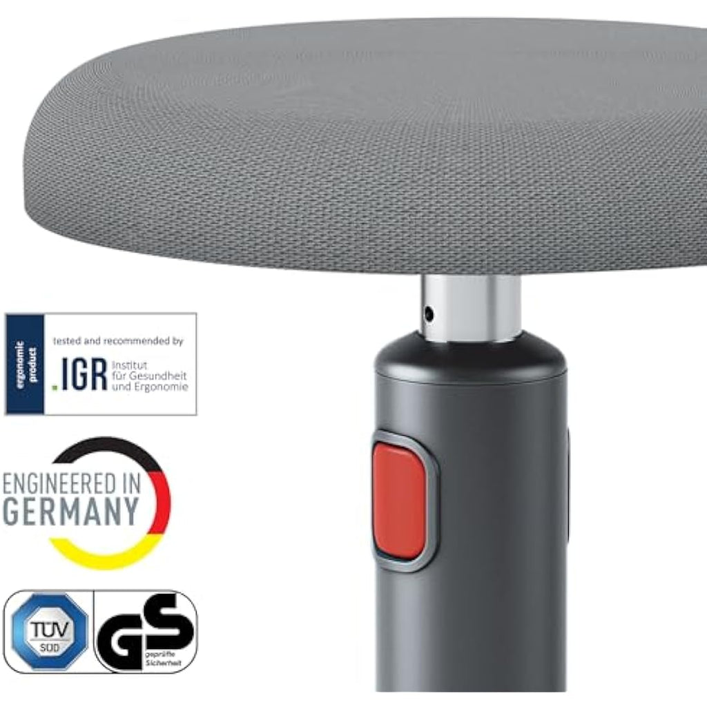 Leitz Ergo Cosy Active Stool – Ergonomic Height Adjustable Wobble Chair