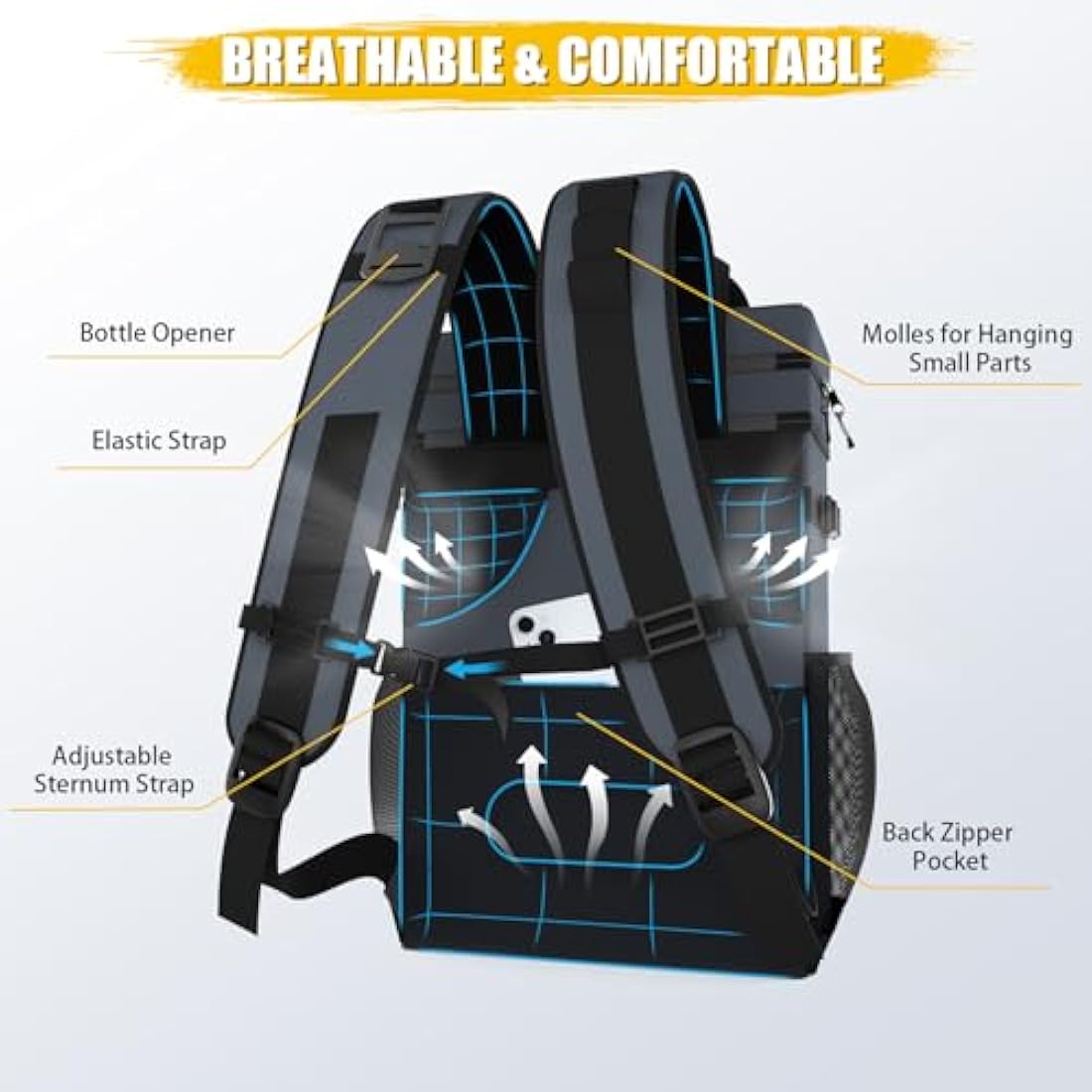Jolof Store Insulated Cool Backpack | 30L Large Thermal Picnic Bag