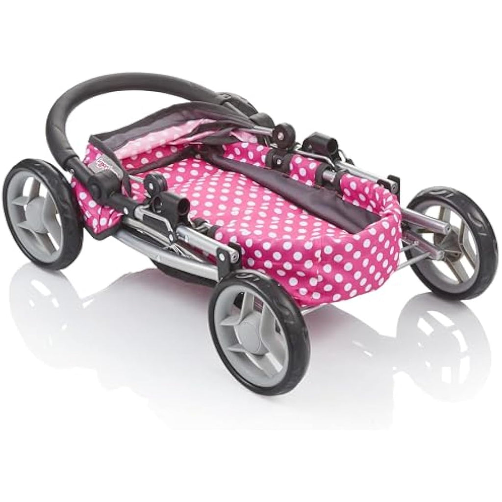 Molly Dolly My First Dolls Pram – Adjustable Toy Stroller for Ages 2-5