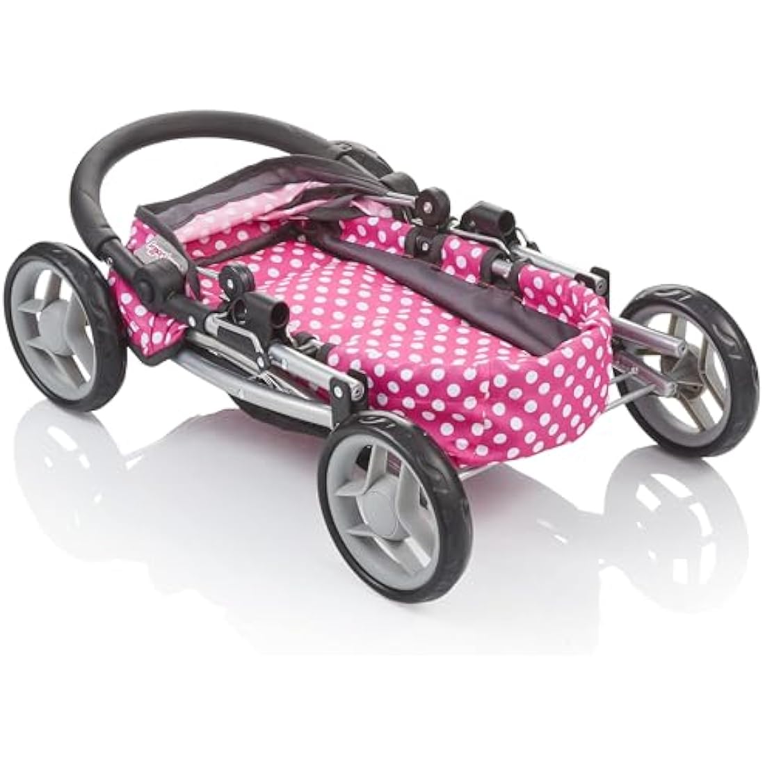 Molly Dolly My First Dolls Pram – Adjustable Toy Stroller for Ages 2-5