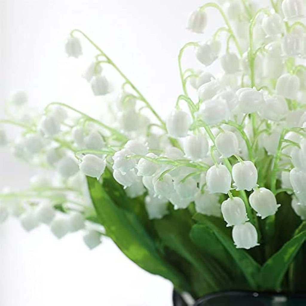 Jolof Store Lily of the Valley Artificial Flowers – 12Pcs UV Resistant White