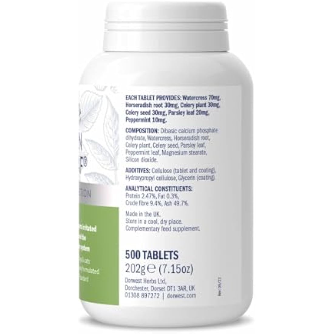 Dorwest Green Releaf Tablets - Natural Joint & Skin Support for Pets, 500ct