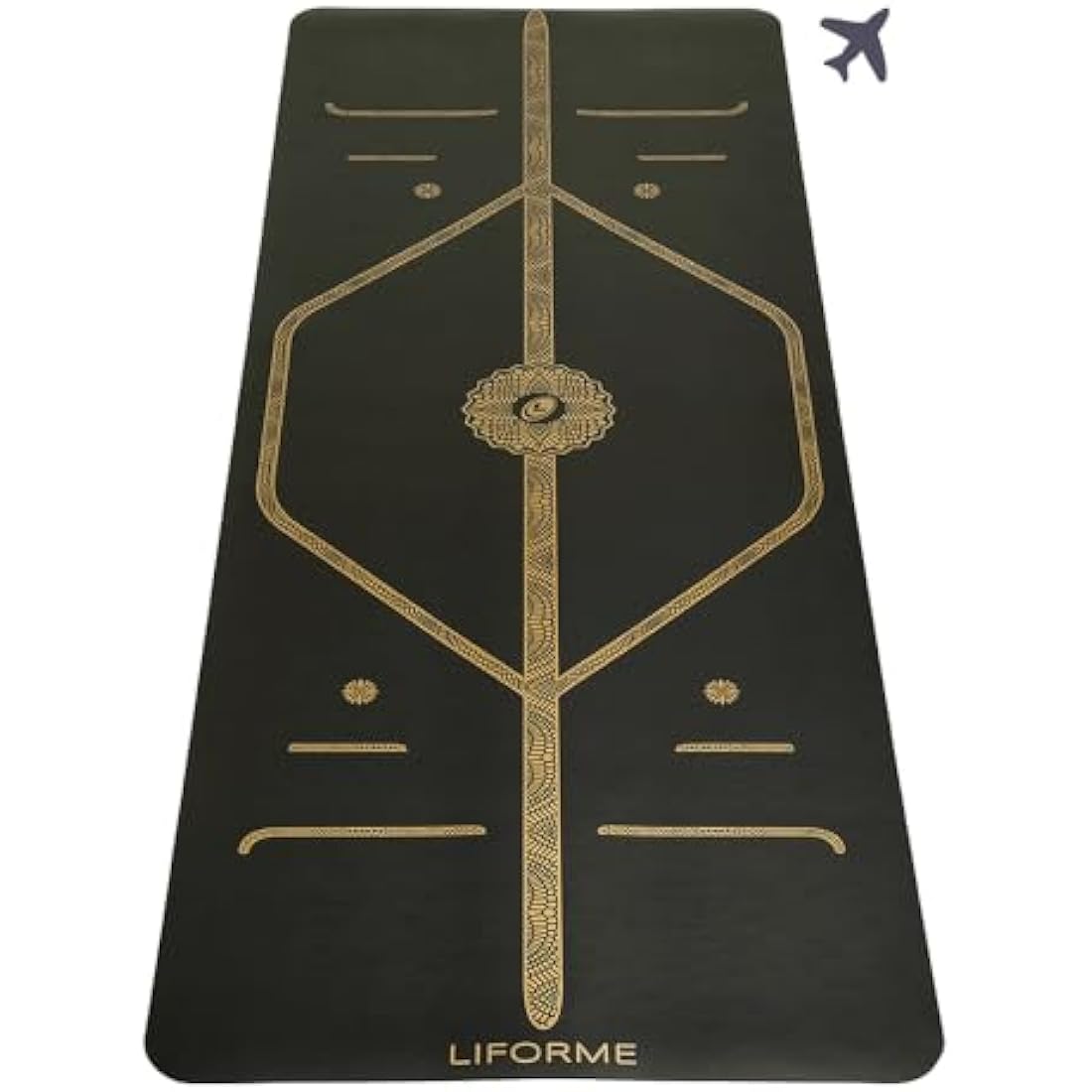 Liforme Travel Yoga Mat – Non-Slip Eco-Friendly Mat with Alignment