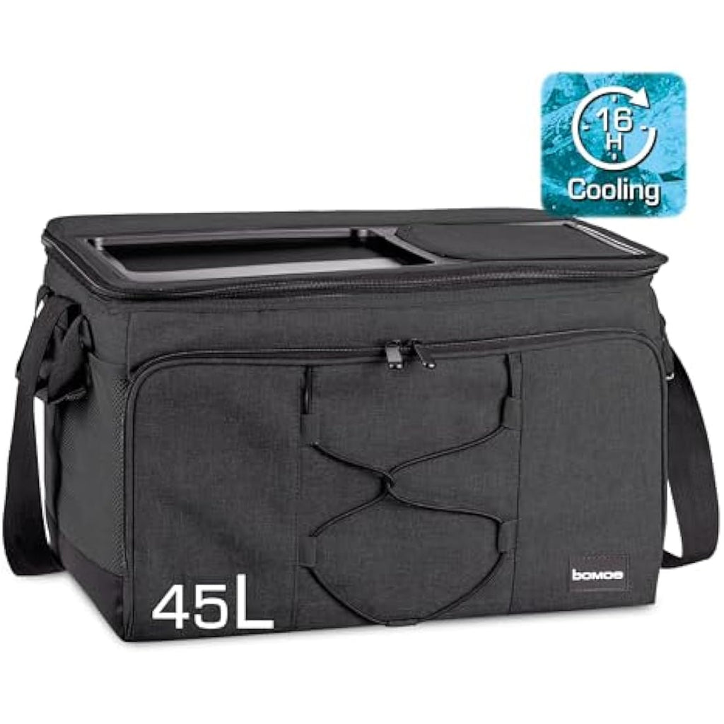 bomoe 45L Insulated Folding Cooler Bag – Waterproof Thermal Picnic Tote