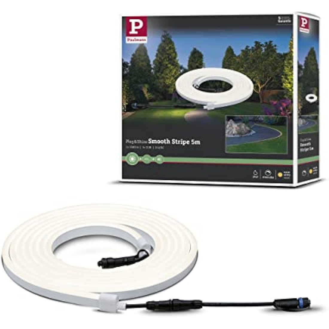 Paulmann Plug & Shine LED Neon Strip – 31W IP67 Outdoor Light 3000K
