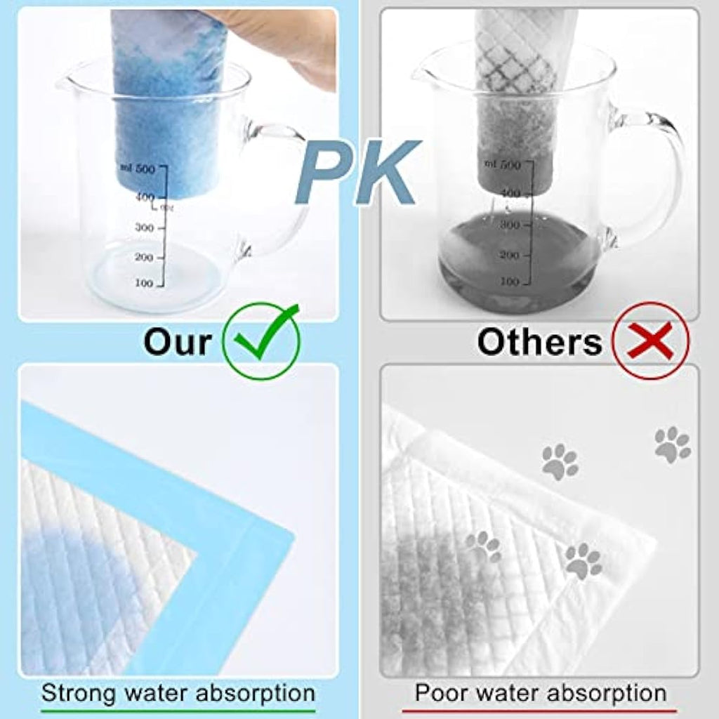RCruning-EU Puppy Training Pads | 50 Pack Leakproof Dog Pee Mats (60x45cm)