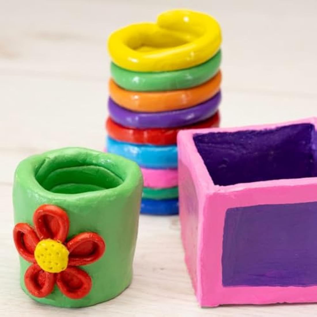 Galt First Pottery Kit – Kids Air Dry Clay Painting Set, Ages 6+
