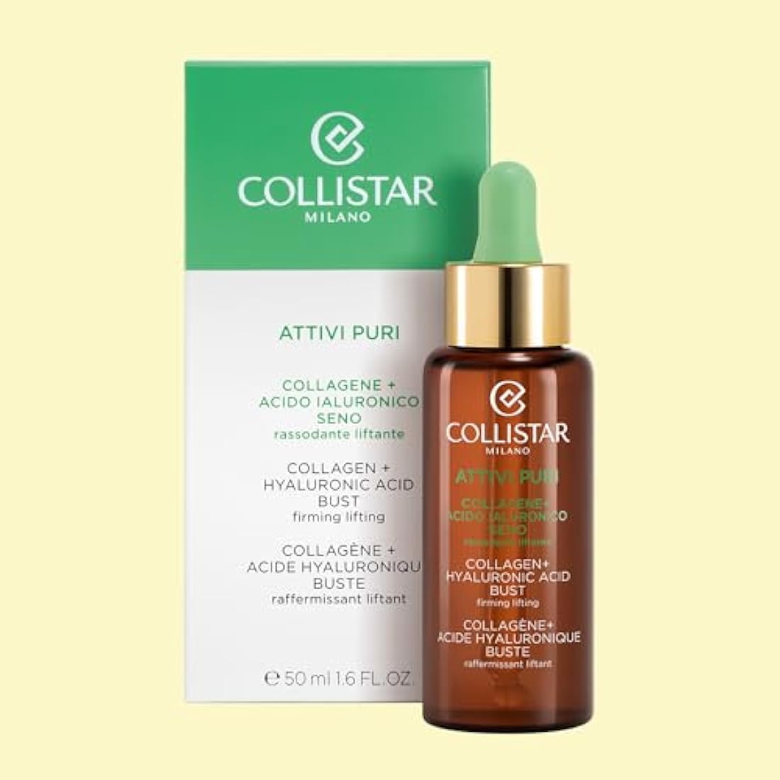 Collistar Pure Actives Collagen & Hyaluronic Acid Breast Firming Serum 50ml